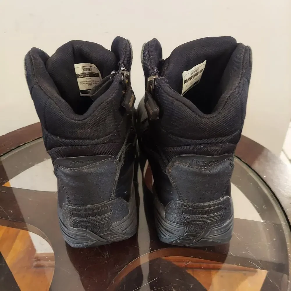MAGNUM Men's US 12 W Stealth Force Black Work Boots